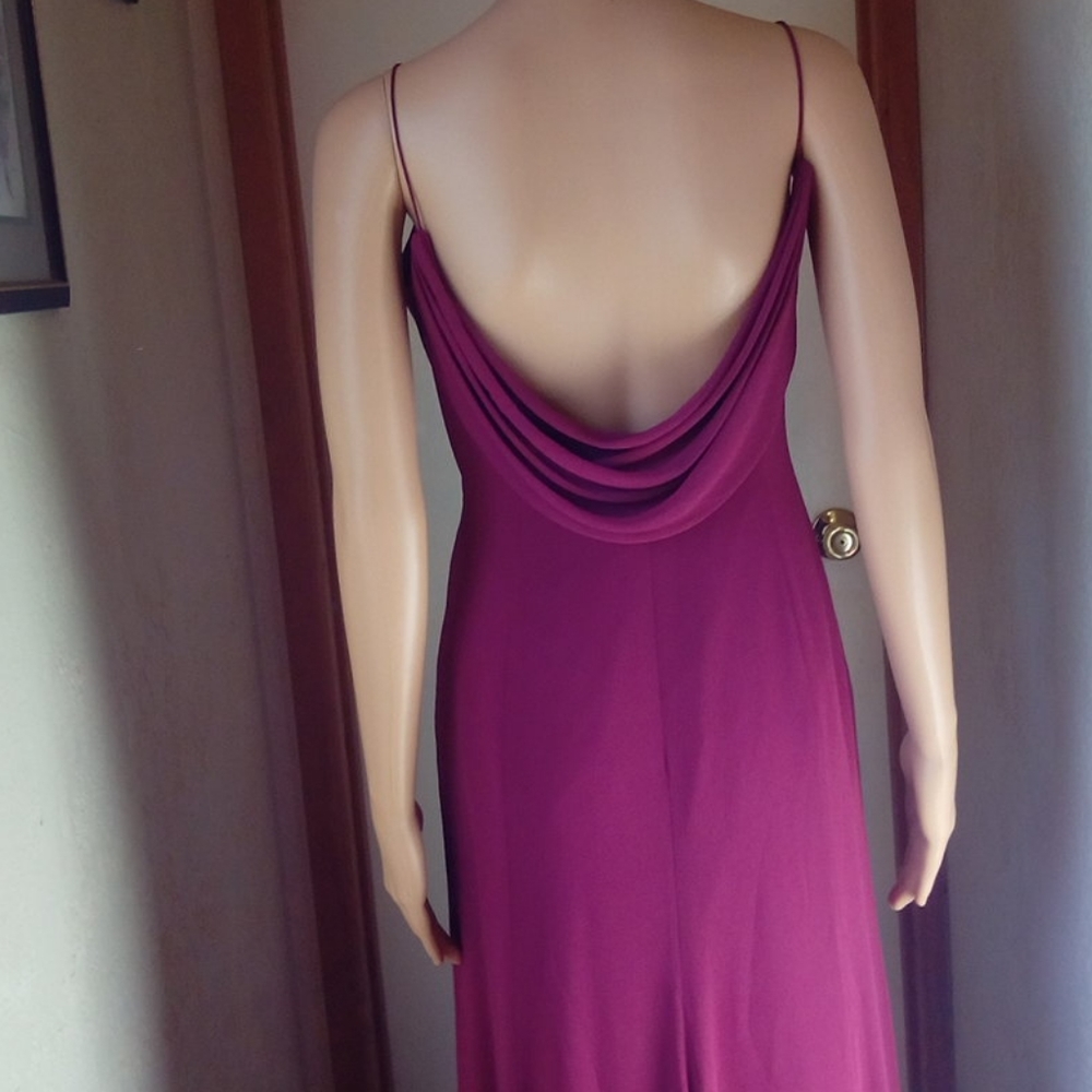Vintage Burgundy Formal dress - Picture 6 of 7